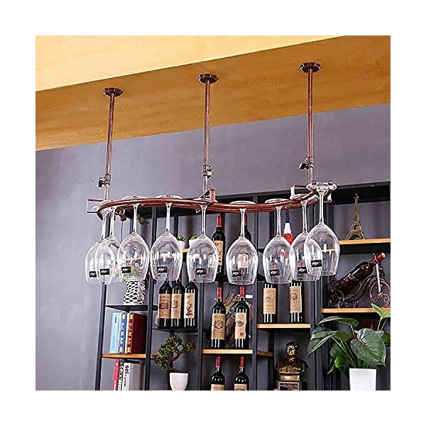 Casier à vin Casier à vin suspendu casier à verre à vin lumière support de verre à vin de luxe à lenvers maison bar porte-ve
