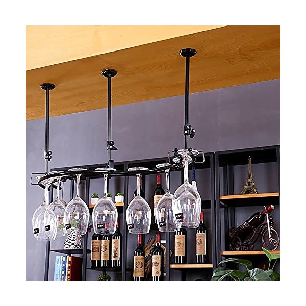 Casier à vin Casier à vin suspendu casier à verre à vin lumière support de verre à vin de luxe à lenvers maison bar porte-ve