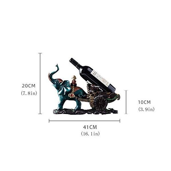 SHERAF Casier à vin sur Pied - Casier à vin en résine - Armoire à vin - Présentoir créatif européen pour la décoration de la 