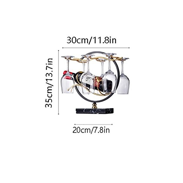 Casier à vin Casier à vin sur pied Gobelet à lenvers Casier à vin portable adapté à la décoration moderne pour placer une bo
