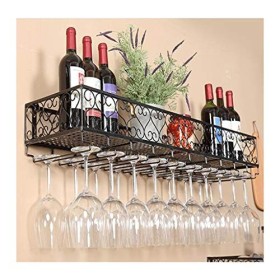 Décoration de casier à vin européen, support de cuisine, support à fleurs mural, support à tasses suspendu créatif, support à