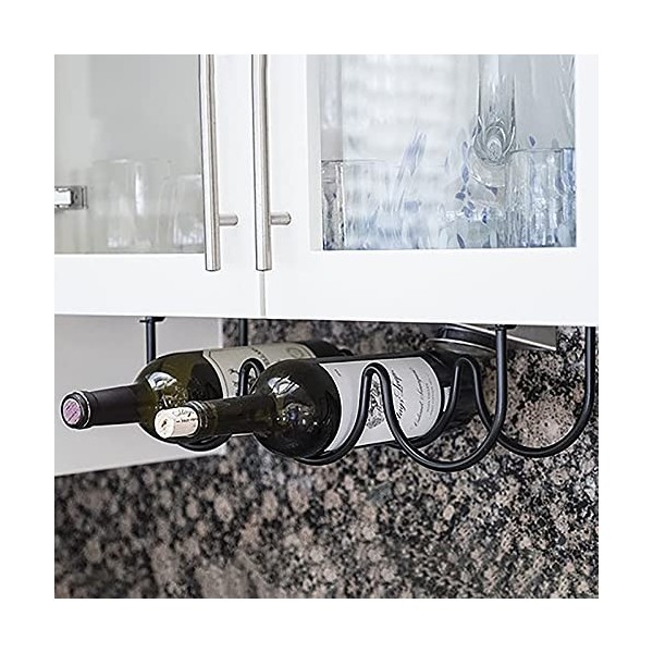 KANBUN FXJ Porte-vin simple pour salon, cuisine, porte-vin créatif en fer forgé, armoire à vin pour la maison