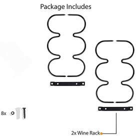 KANBUN FXJ Porte-vin simple pour salon, cuisine, porte-vin créatif en fer forgé, armoire à vin pour la maison