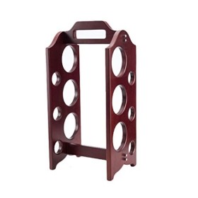 Casier à vin Casier à vin sur pied en bois massif Porte-bouteille de vin Étagères à vin naturelles Support à vin européen Cav