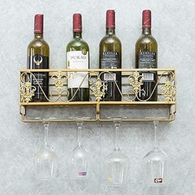 Casier à vin, casier à vin en Fer Suspendu, casier à Verre à vin Minimaliste Moderne, casier Haut, casier à vin, Mur à lenve