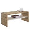 IDIMEX Table Basse Noelle, Table de Salon rectangulaire ou Meuble TV de 120 cm avec 1 étagère Espace de Rangement Ouvert, en 