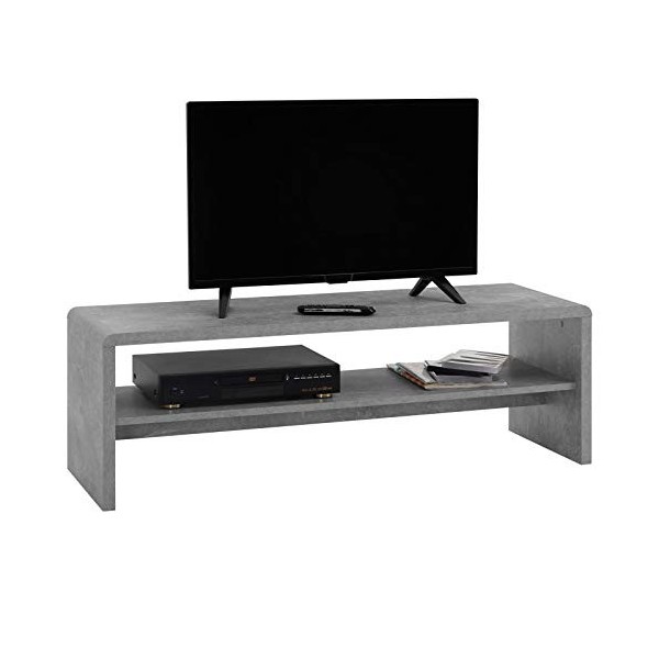 IDIMEX Table Basse Noelle, Table de Salon rectangulaire ou Meuble TV de 120 cm avec 1 étagère Espace de Rangement Ouvert, en 