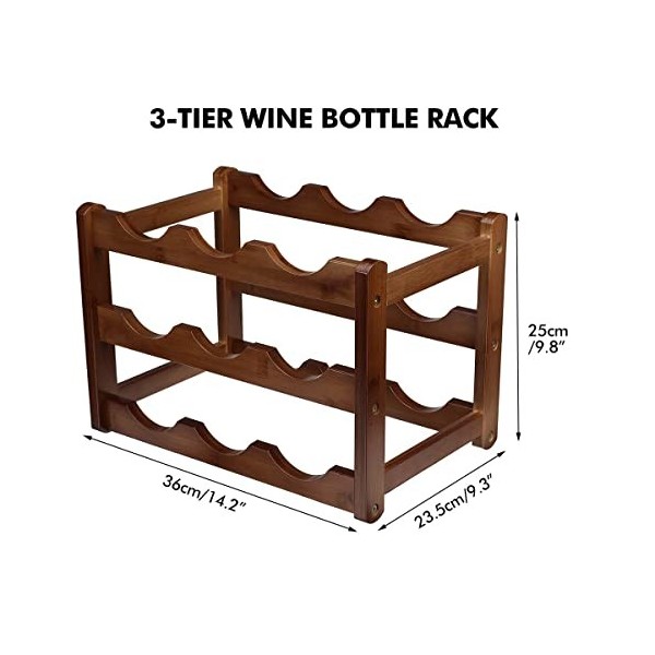 Casier à vin Winery Casier à vin Décoration Bouteille de vin Présentoir Casier à vin Décoration Casier à vin Étagère Casier à