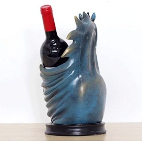 ATHUAH Statue Art Ornement Bureau Sculpture Casier à Vin Salon Meuble TV Refroidisseur De Vin Décor Casier À Vin Mettre Pièce
