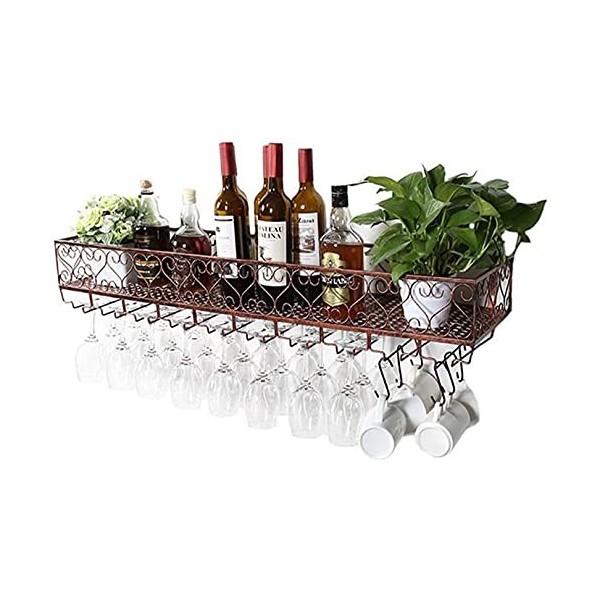 Boxbit Casier à vin, Mural, Bar, Restaurant, casier à Bouteilles de vin, étagère Murale en métal et Fer, Support de Rangement