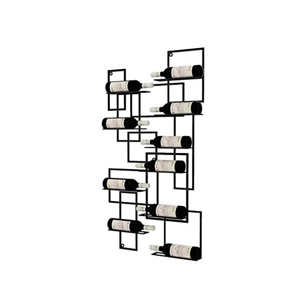 Qunine Casier à vin Mural, casier à Bouteilles de vin casier à vin Mural casier à vin Mural casier à vin Mural Art de Fer Bar