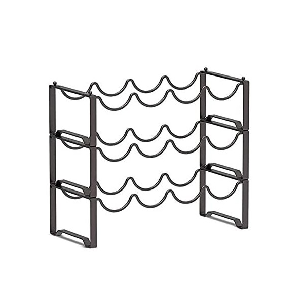 WaLdor Casier à vin Casier à vin Rouge en Fer, Ornements Style européen créatif Simple, étagère dexposition for Bouteilles d