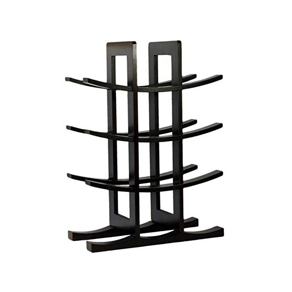 Casier à vin Casier à vin en Bois 12 Bouteilles Bar Cuisine Salle à Manger Stockage Porte-Alcool décor à la Maison comptoir S