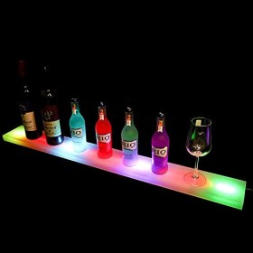 Porte-bouteille de vin LED, Étagère à alcool à LED et affichage de bouteilles, présentoir de bouteille détagère dalcool écl