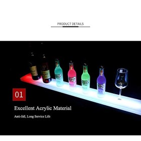 Porte-bouteille de vin LED, Étagère à alcool à LED et affichage de bouteilles, présentoir de bouteille détagère dalcool écl