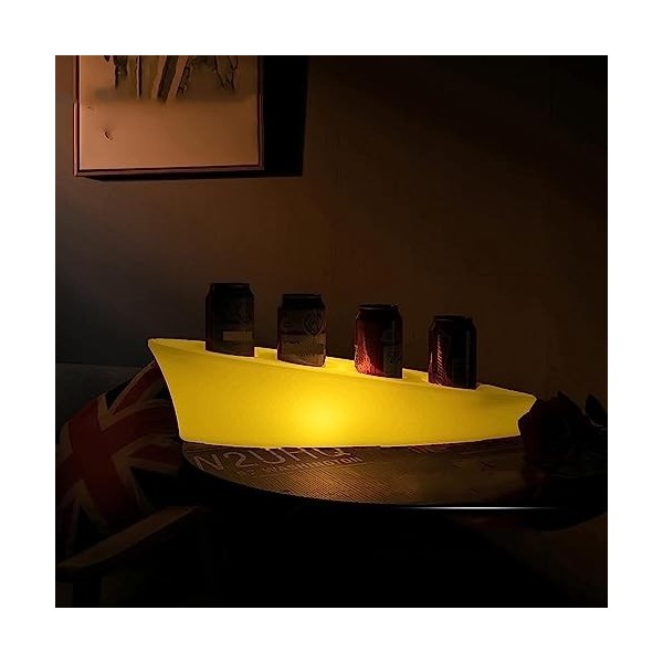 Porte-Bouteille de vin LED, Plateau à vin émettant de la lumière LED, casier à vin Lumineux en Acrylique créatif, télécommand