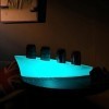 Porte-Bouteille de vin LED, Plateau à vin émettant de la lumière LED, casier à vin Lumineux en Acrylique créatif, télécommand