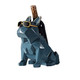 Casier à vin sur pied Casier à vin de style européen à géométrie simple Casier à vin créatif pour bouteille de vin et support