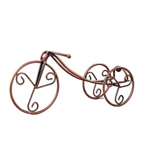 KANBUN FXJ Porte-bouteilles de vin en forme de tricycle pour bouteille de vin rouge bar créatif pour bouteilles de vin artisa
