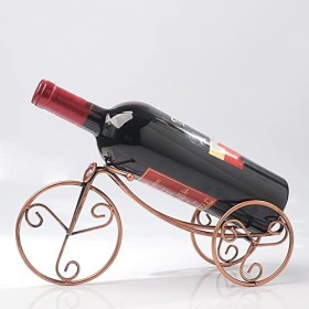 KANBUN FXJ Porte-bouteilles de vin en forme de tricycle pour bouteille de vin rouge bar créatif pour bouteilles de vin artisa