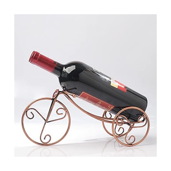 KANBUN FXJ Porte-bouteilles de vin en forme de tricycle pour bouteille de vin rouge bar créatif pour bouteilles de vin artisa