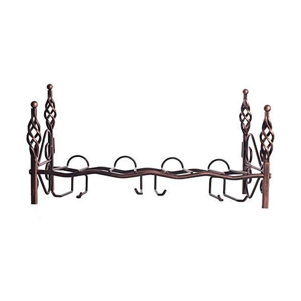 Casier à vin Porte-gobelet à vin en fer forgé de style européen Porte-gobelet Porte-gobelet suspendu Bar Support de stockage 