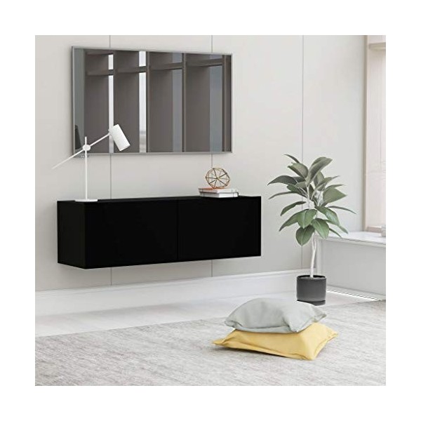 Goliraya Meuble TV de Salon Meuble TV Flottant chêne Sonoma 120 x 30 x 30 cm Aggloméré