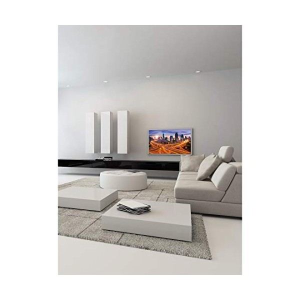 Hama Support mural TV FULLMOTION, Premium, VESA 400 x 400, 165 cm 65" , noir