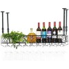 Boxbit Casier à vin, bar, restaurant, suspendu, casier à verres à vin, étagère de rangement en fer métallique, gobelets en ve