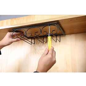 Casier À Vin Accueil Support Rouge Restaurant Bar S, Décoration Suspendue Européenne Créative Support De Verre À Vin Rouge À 