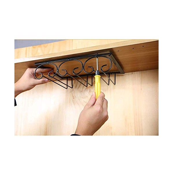 Casier À Vin Accueil Support Rouge Restaurant Bar S, Décoration Suspendue Européenne Créative Support De Verre À Vin Rouge À 