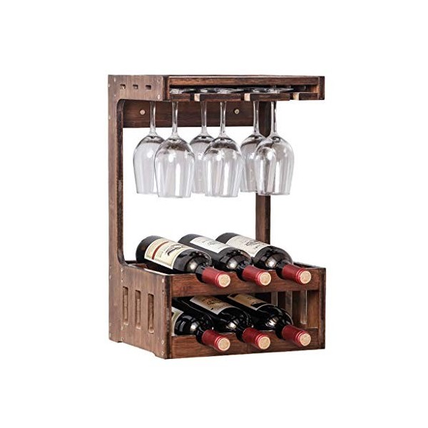 JacCos Casiers à vin, Restaurant Mural Suspendu Solide et Solide