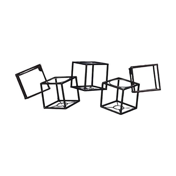 DonHeK Comptoir de casier à vin, casiers à vin Casier à vin de Cuisine à Domicile Casier à vin en Fer，Armoire à vin Murale&nbsp;，É