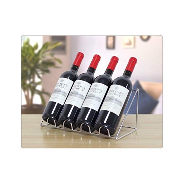 Casier à vin créatif géométrique Porte-vin en métal Simple ménage casier à Champagne Armoire à vin décoration de Bar de noël