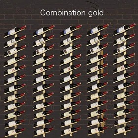 Le casier à vin Mural en Fer forgé Peut être empilé casier à vin placé obliquement casier à Bouteilles de vin Simple européen