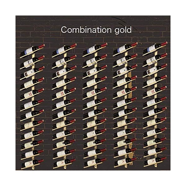 Le casier à vin Mural en Fer forgé Peut être empilé casier à vin placé obliquement casier à Bouteilles de vin Simple européen