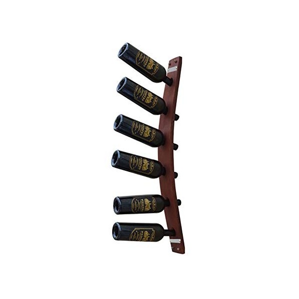 Qunine Casier à vin Bar à vin décoratif Mural en Bois Massif Casier à vin en chêne Vintage Plusieurs Bouteilles Casier à Bout