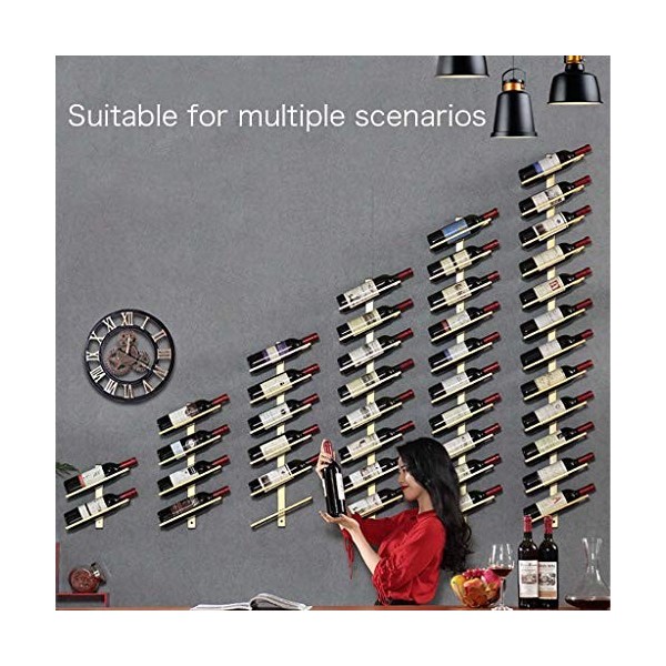 Le casier à vin Mural en Fer forgé Peut être empilé casier à vin placé obliquement casier à Bouteilles de vin Simple européen