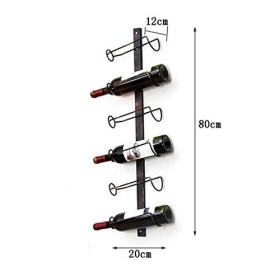 ELEdvb casier à vin, casier à vin Mural Peut contenir 6 Bouteilles 