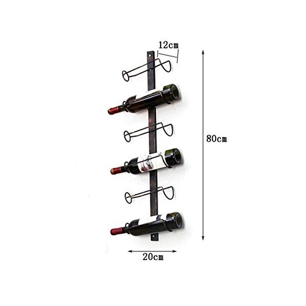 ELEdvb casier à vin, casier à vin Mural Peut contenir 6 Bouteilles 