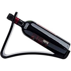 ELzEy Casier à vin en Acrylique pour Bouteille Unique, Support pour Verres à vin, présentoir pour Armoire à vin Full Moon