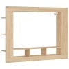 vidaXL Meuble TV chêne Sonoma 152x22x113 cm Bois dingénierie