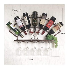 Casier à vin, casier à vin, casier à vin créatif européen, Armoire à vin Murale, casier à vin, casier à Verres à vin décorati