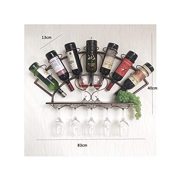 Casier à vin, casier à vin, casier à vin créatif européen, Armoire à vin Murale, casier à vin, casier à Verres à vin décorati