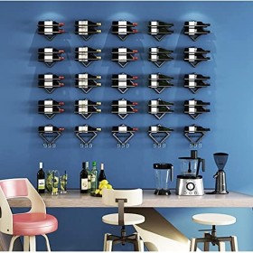 DEUYO Casier à vin Rouge Mural Simple décoration Murale de la Maison casier à Verre à vin Rouge Armoire à vin casier à Boutei