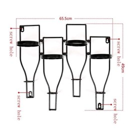 CULPRT Casier À Vin de Style Rétro, Casier À Vin Décoration de Bar.