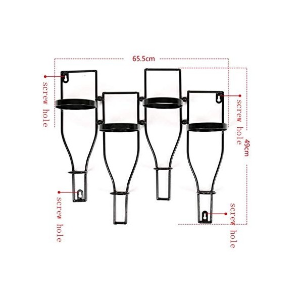 CULPRT Casier À Vin de Style Rétro, Casier À Vin Décoration de Bar.