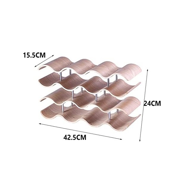 YWLETO Casier à vin Rouge, casier à vin, casier à vin en Bois/casier à Raisin Domestique, Armoire à vin/Bouteilles en Bois Ma