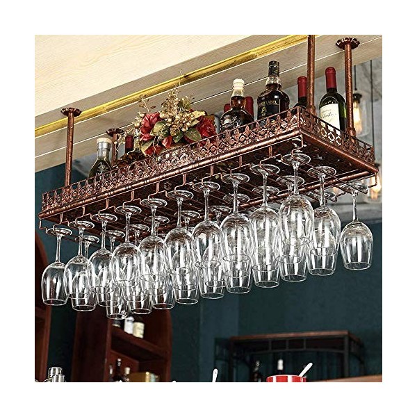 FLEAGE Racks À Vin, Porte-Bouteille À Vin de Bar À Vin Vintage Industriel, Porte-Paroi de Bar À Vin, Porte-Gueules de Cuisine