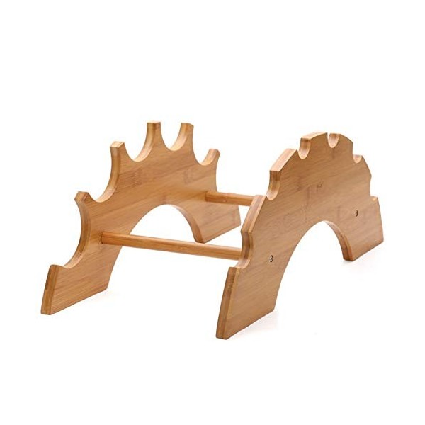 Casier à vin Casier à vin créatif autoportant 6 bouteilles de pour la décoration du salon Bar Support de bouteille de vin Pré